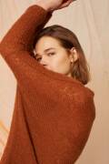 Knitting set Sweater  with knitting instructions in garnwelt box in size S-M