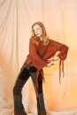 Knitting set Sweater  with knitting instructions in garnwelt box in size L-XL