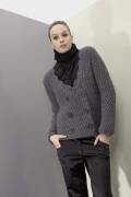 Strickset Grosszügiger Zweireiher Lang Yarns ANDINA mit Anleitung in garnwelt-Box S