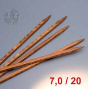 Lana Grossa Nadelspiel / Strumpfstricknadeln Design-Holz Quattro 20cm / 7,0mm