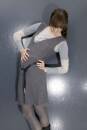 Strickset Leichtes Kleid Lang Yarns MOHAIR LUXE mit Anleitung in garnwelt-Box S