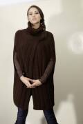 Strickset Cape mit Rollkragen Lang Yarns CARPE DIEM mit...