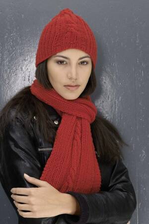 Strickset Schal und Mütze Lang Yarns CASHMERE CLASSIC mit Anleitung in garnwelt-Box one size