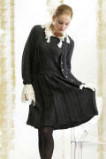 Strickset Faltenkleid Lang Yarns BABY ALPACA mit Anleitung in garnwelt-Box S
