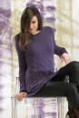 Strickset Longpullover mit Zopfpartien Lang Yarns ALPACA SUPERLIGHT mit Anleitung in garnwelt-Box S