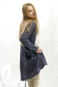 Strickset Leichte Jacke Lang Yarns ALPACA SUPERLIGHT mit Anleitung in garnwelt-Box M-L-XL
