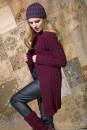Knitting set Long cardigan  with knitting instructions in garnwelt box