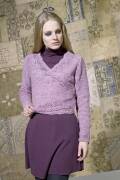 Strickset Wickelpullover Lang Yarns DONEGAL mit Anleitung in garnwelt-Box S