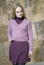 Strickset Wickelpullover Lang Yarns DONEGAL mit Anleitung in garnwelt-Box S