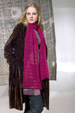 Strickset Schal Lang Yarns ALPACA SUPERLIGHT mit Anleitung in garnwelt-Box
