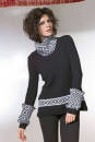 Strickset Pullover, Kragen und Armstulpen Lang Yarns MERINO  / ANGORA mit Anleitung in garnwelt-Box