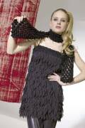 Strickset Schal Lang Yarns MERINO  LACE mit Anleitung in garnwelt-Box ca 15 x 150 cm