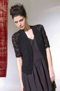 Strickset Jacke Lang Yarns MERINO  LACE mit Anleitung in garnwelt-Box L-XL