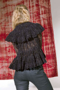 Knitting set Crocheted bolero DONEGAL with knitting instructions in garnwelt box in size M