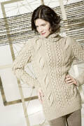 Strickset Longpullover Lang Yarns MERINO  mit Anleitung...