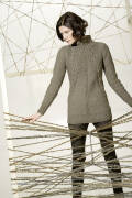Strickset Longpullover Lang Yarns YAK mit Anleitung in garnwelt-Box S
