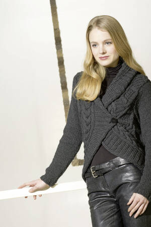 Strickset Jacke Lang Yarns CARPE DIEM mit Anleitung in garnwelt-Box S-M