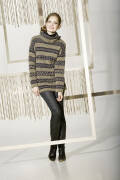 Strickset Jacquardpullover Lang Yarns MERINO  LACE /...