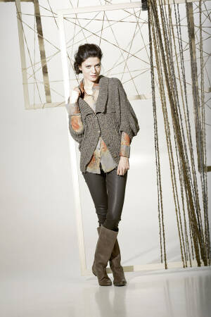 Strickset Jacke Lang Yarns DONEGAL mit Anleitung in garnwelt-Box S