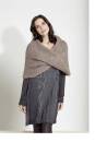 Knitting set Round shawl  with knitting instructions in garnwelt box