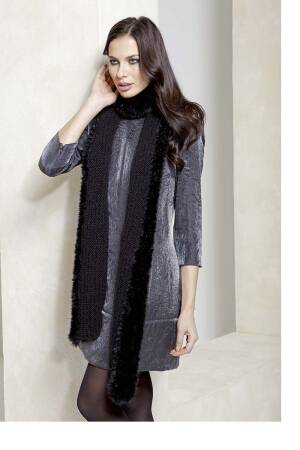 Knitting set Shawl  with knitting instructions in garnwelt box