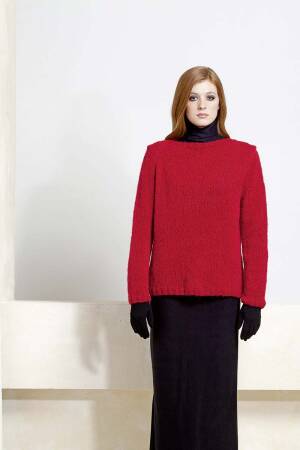 Strickset Oversized Pullover Lang Yarns ALPACA SUPERLIGHT mit Anleitung in garnwelt-Box S-M