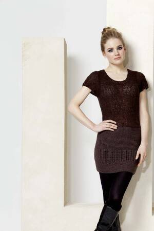 Strickset Kleid mit Anleitung in garnwelt-Box S