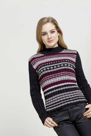 Knitting set Pullover  with knitting instructions in garnwelt box