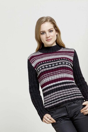 Knitting set Pullover  with knitting instructions in garnwelt box in size L