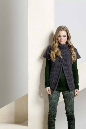 Strickset Kurzarmpullover mit Anleitung in garnwelt-Box M