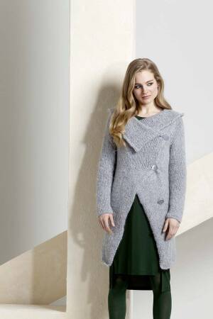 Strickset Mantel mit Anleitung in garnwelt-Box S