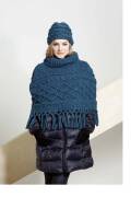 Strickset Cape mit Anleitung in garnwelt-Box one size