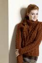 Strickset Kurzer Zopfpullover Lang Yarns MALOU mit Anleitung in garnwelt-Box