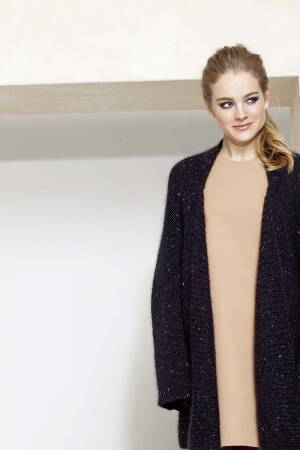 Strickset Jacke Lang Yarns DONEGAL / MOHAIR LUXE LAMÉ mit Anleitung in garnwelt-Box one size