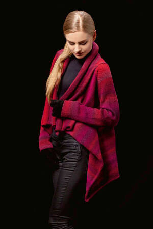 Strickset Verschlusslose Jacke mit Anleitung in garnwelt-Box S-M