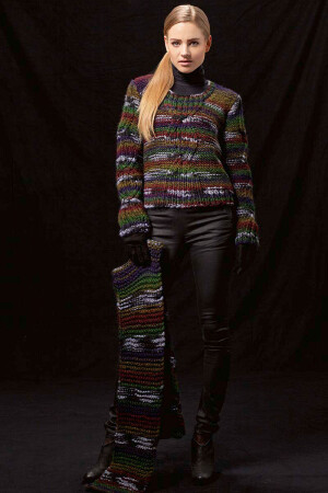 Strickset Pullover mit Anleitung in garnwelt-Box M