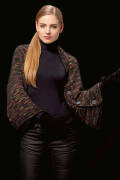 Strickset Cape mit Anleitung in garnwelt-Box ca 128x60 cm
