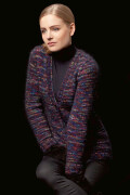 Knitting set Cardigan  with knitting instructions in garnwelt box in size XL