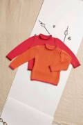 Knitting set Pullover  with knitting instructions in garnwelt box in size 62