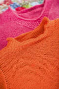 Strickset Pullover mit V-Ausschnitt Lang Yarns MERINO  LACE mit Anleitung in garnwelt-Box 62