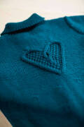 Knitting set Coat MERINO 120 with knitting instructions in garnwelt box in size 92-98