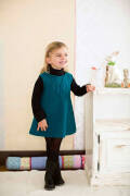 Knitting set Dress MERINO 120 with knitting instructions in garnwelt box in size 104