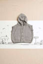 Knitting set Sleeveless sweater with hood MERINO 150 with knitting instructions in garnwelt box