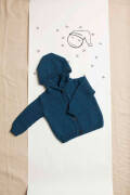 Strickset Kapuzenjacke Lang Yarns MERINO  mit Anleitung in garnwelt-Box
