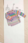 Strickset Wickeljacke Lang Yarns MILLE COLORI BABY mit Anleitung in garnwelt-Box 92-98