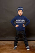 Strickset Pullover Lang Yarns MERINO  mit Anleitung in garnwelt-Box 104