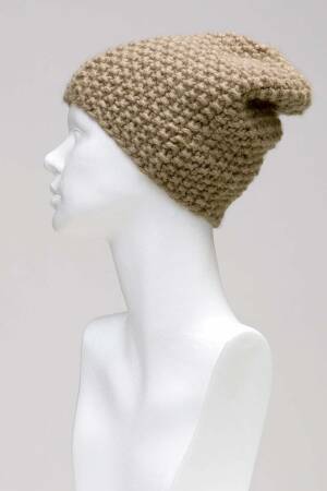 Knitting set Cap CASHMERE BIG with knitting instructions in garnwelt box in size one size