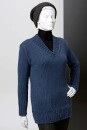 Knitting set V-neck pullover  with knitting instructions in garnwelt box in size M