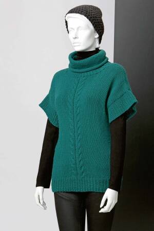 Knitting set Long vest CASHMERE CLASSIC with knitting instructions in garnwelt box