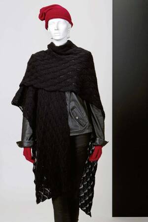 Strickset Schultertuch Lang Yarns CASHMERE PREMIUM mit Anleitung in garnwelt-Box ca 100 x 160 cm